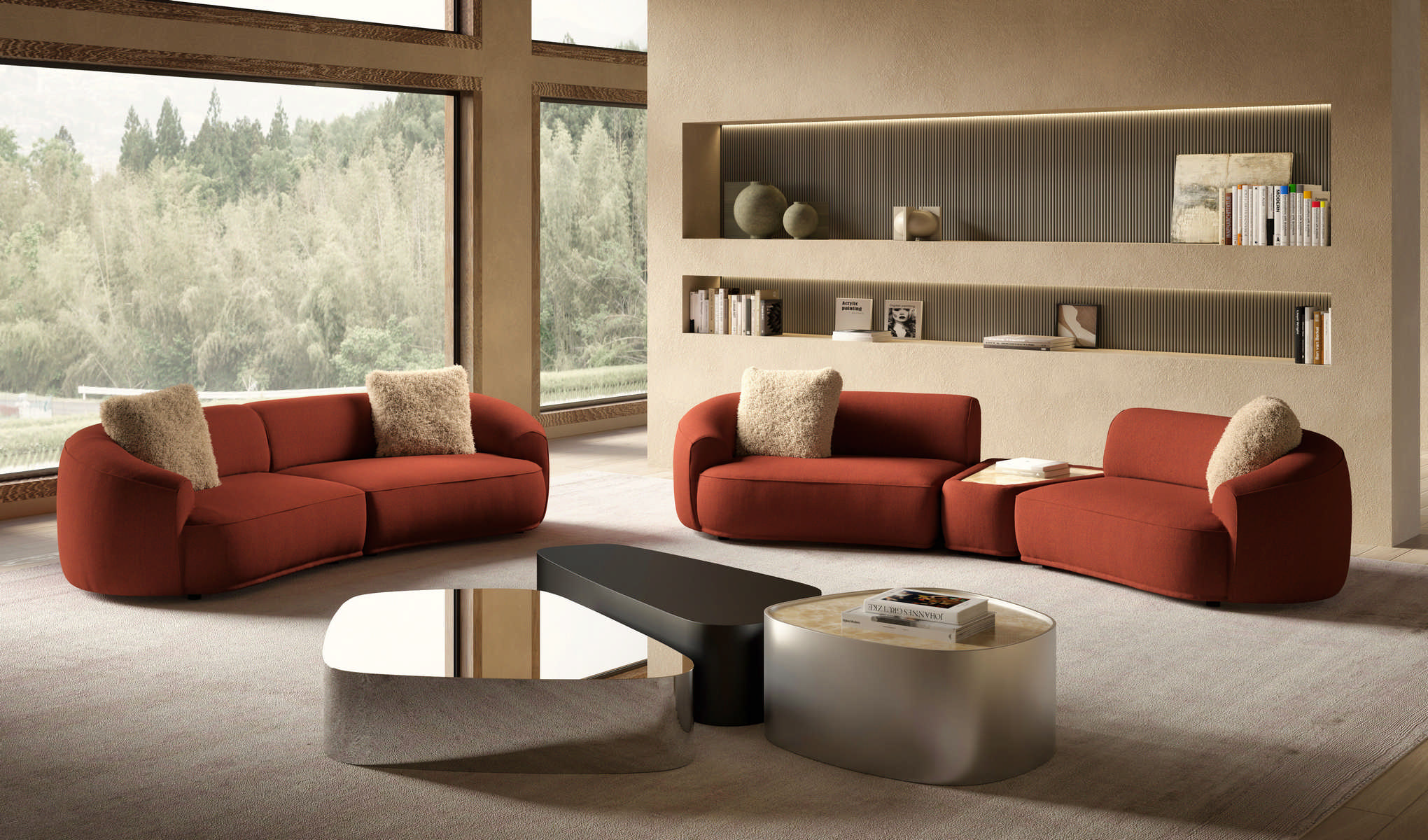 Divano Snug composizione 3 vista 5 copia